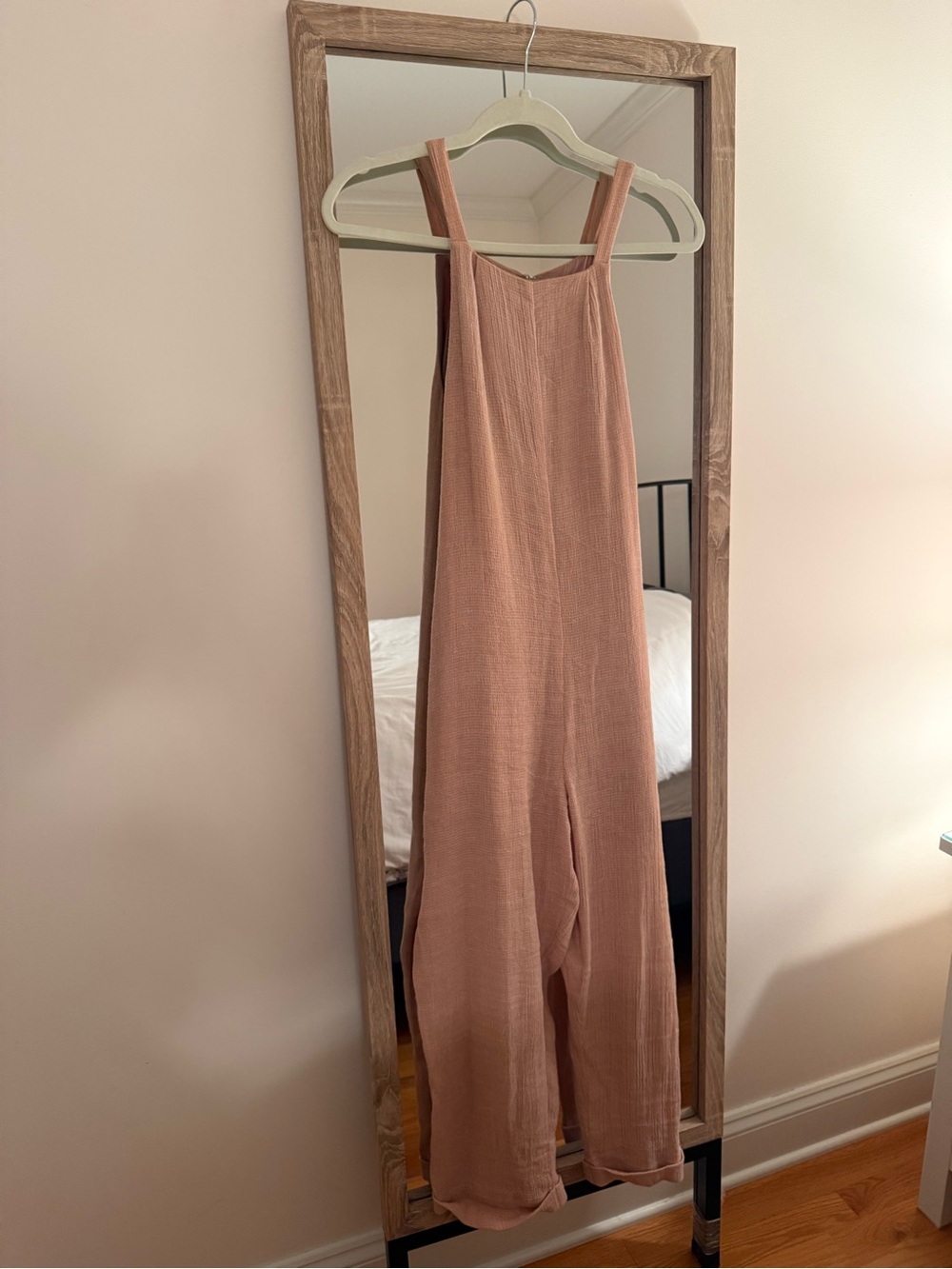 Le Lis Sleeveless Wide-Leg Jumpsuit in Blush
